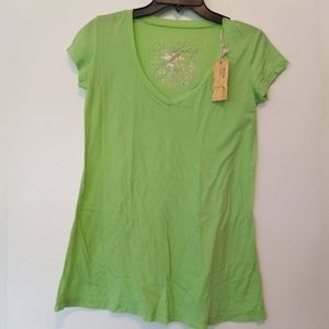 Da-Nang Surplus Indo-Chine 100% Cotton V-neck Tee Shirt w Pouch